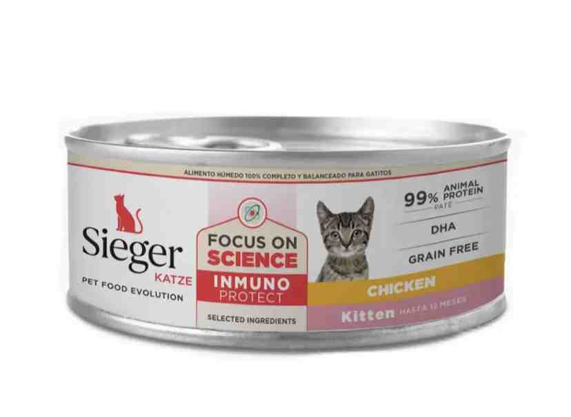 LATA SIEGER GATO KITTEN 90 GM